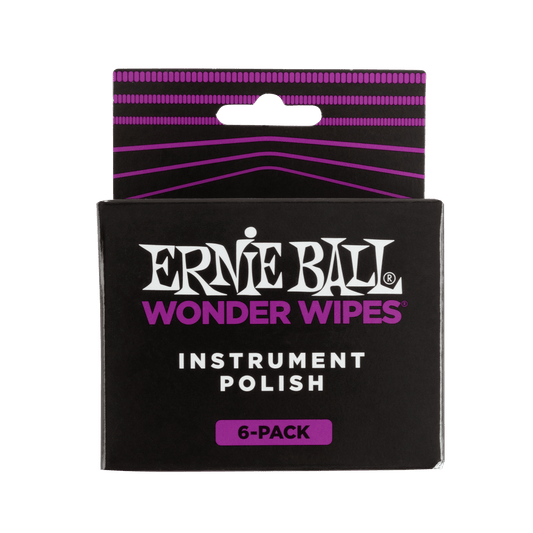 Ernie Ball Wonder Wipes - Instrument Polish - 6 Pack