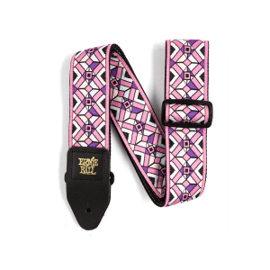Ernie Ball Jacquard Strap - Kaleidoscope Pink