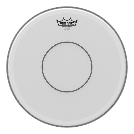 Remo Powerstroke 77 Coated Snare Drumhead - Top Clear Dot, 14"