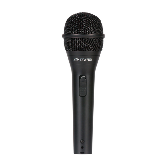 Peavey PVi2 Dynamic Cardioid Microphone in Black with XLR-XLR Cable