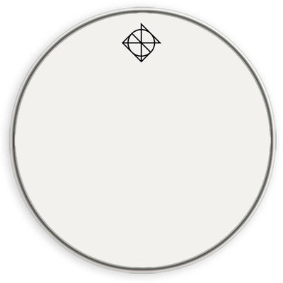 Dixon 14" White Coated Drum Head with Logo