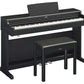 Yamaha Arius YDP-165 Digital Piano w/Matching Bench - Black